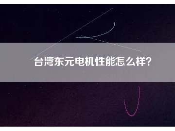 臺(tái)灣東元電機(jī)性能怎么樣？