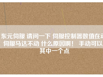 東元伺服 請問一下 伺服控制器數(shù)值在動(dòng) 伺服馬達(dá)不動(dòng) 什么原因?。?手動(dòng)可以。其中一個(gè)點(diǎn)